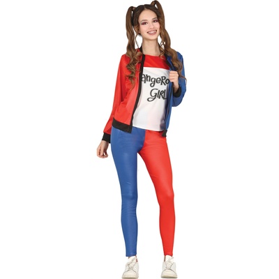 Fiestas Guirca Детски костюм - тийнейджърка Харли Куин Размер - деца: XXL: 165 см