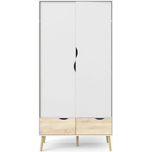 Tvilum Бял гардероб 99x200 cm Oslo - Tvilum (75396P49ak)