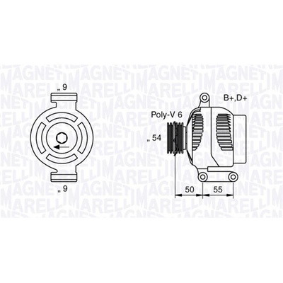 MAGNETI MARELLI generAtor 063358061010