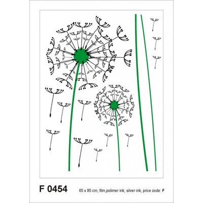 Ag Design AGF00454 samolepící dekorace Dandelion F 0454 Pampelišky rozměry 65 x 85 cm