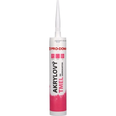 Pro-Doma Tmel akrylový na sádrokarton 310 ml bílá
