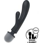 Satisfyer Triple Lover - вибратор за G-точка и масаж - сребрист
