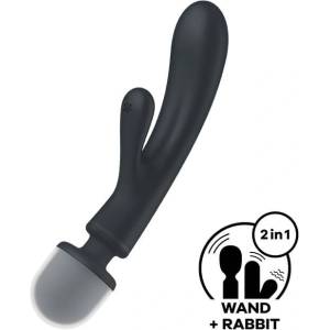 Satisfyer Triple Lover - вибратор за G-точка и масаж - сребрист