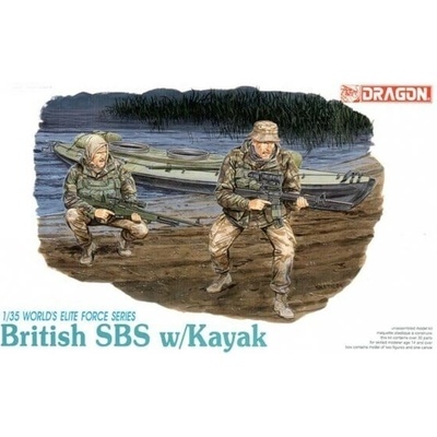 Dragon models British SBS w/Kayak 1:35