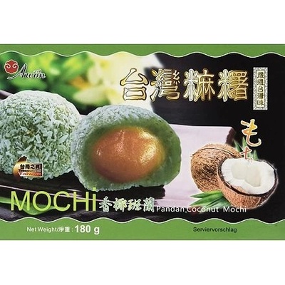 Awon Mochi kokosové s pandanovými listy 180 g