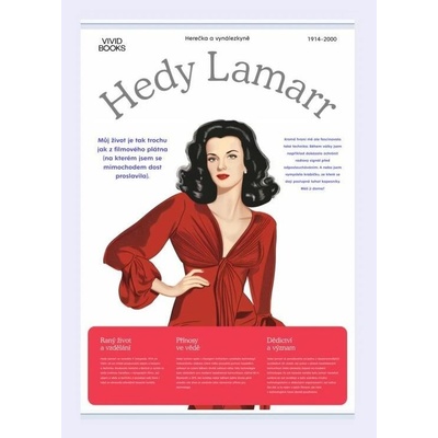 Plátěný obraz Hedy Lamarr 1000 × 1400 mm