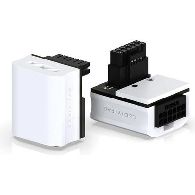 EZDIY EZDIY-FAB 12VHPWR 600W Power Adapter 90° White STD (EZDPI189-35)