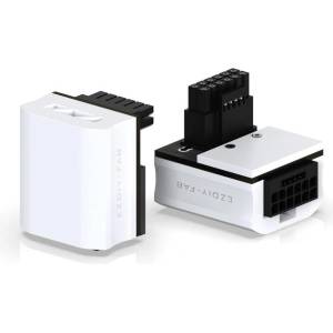EZDIY EZDIY-FAB 12VHPWR 600W Power Adapter 90° White STD (EZDPI189-35)