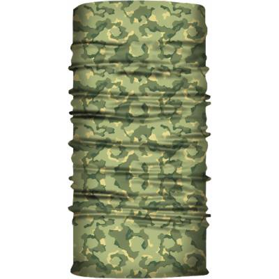 Faceshield multifunkční šátek camo LOVEC ZELENÝ