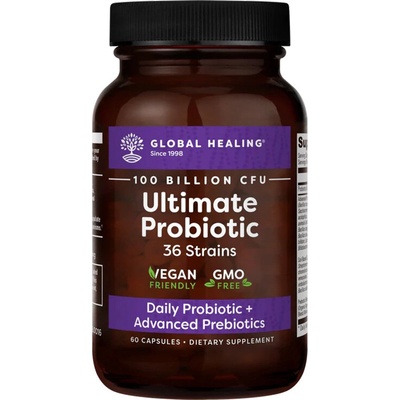 Global Healing Ultimate Protiobic ® 100 млрд. активни пробиотици, 36 щама 60 капсули | Global Healing (03210 (UPB-60))
