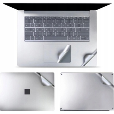 Sada nálepek pro Microsoft Surface Notebook 3, 4, 5, 6 13,5" STŘÍBRNÁ