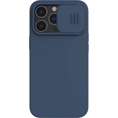 Pouzdro Nillkin CamShield Silky Magnetic Silikonové iPhone 13 Pro modré