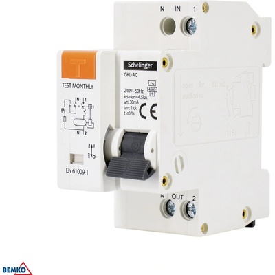 Proudový jistič Schelinger 240 V IP20 6 A