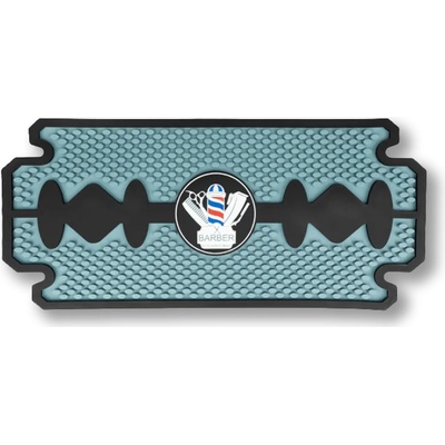 BDS Protišmyková holičská podložka v tvare žiletky Barber mat razor blade