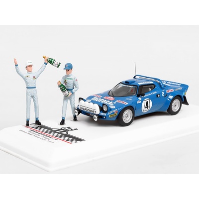 IXO Lancia Stratos HF 4 Winner Rallye Monte Carlo 1979 s figurkami B. Darniche:A. Mahe Models 1:43
