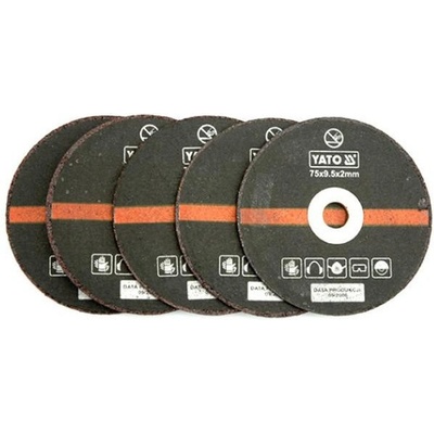 Yato Rezný kotúč 75 x 9,5 x 2,0 mm YT-0993 5 ks