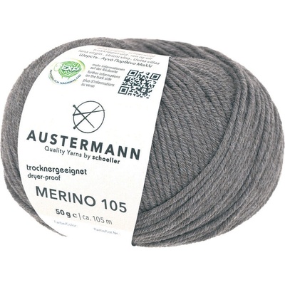 Pletací příze Austermann Merino 105 EXP Barva: 338 BRAUN MELIERT