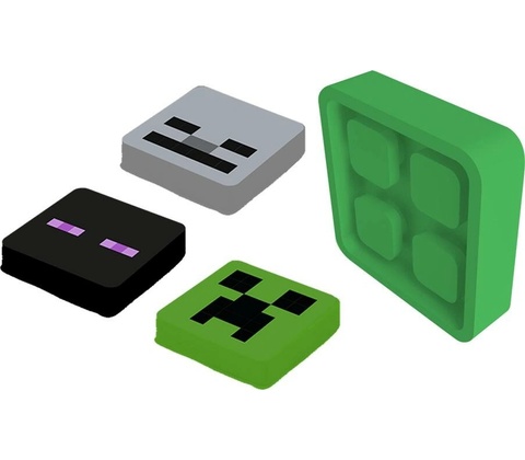 Pixie Crew odznak s reflexným prvkom Minecraft multipixel