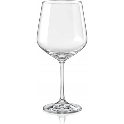 Crystalex Skleničky na červené víno skleničky na vodu Sandra bezbarvé 6 x 570 ml