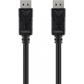 Belkin Кабел DisplayPort към DisplayPort с поддръжка на 4K (300 см) - Belkin DisplayPort 1.2 to DisplayPort 1.2 Cable (черен) (F2CD000bt3M)