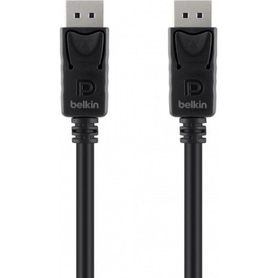 Belkin Кабел DisplayPort към DisplayPort с поддръжка на 4K (300 см) - Belkin DisplayPort 1.2 to DisplayPort 1.2 Cable (черен) (F2CD000bt3M)