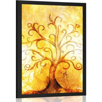 Plakát strom života - 20x30 black