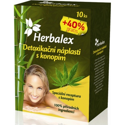 Herbalex Detoxikačná náplasť s konope 10 + 40 % grátis