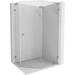 Mexen Lunar L петстенна душ кабина с врата на панти, дясна, 100 x 80 см, (831L-100P-080L-65-00-P)