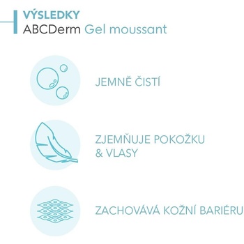 Bioderma ABCDerm Moussant čistící pěnivý gel 1000 ml