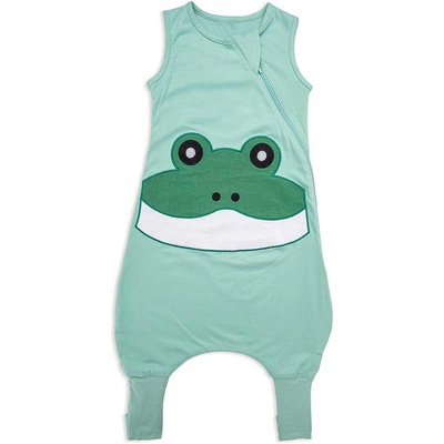 BabyBliss Спален чувал с крачета BabyBliss - BlissJump, Tog 1.0, 6-18 м, Frog Patch Mint (BLISS-JMP-0028)