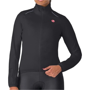 Castelli Дамско водоустойчиво яке за колоездене Castelli Women's Emergency 3 Rain Jacket Cycling jacket - Light Black (151-0828-0114)
