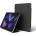elago Smart Folio Clasp Case - магнитен полиуретанов кейс с поставка за iPad Pro 12.9 M1 (2021), iPad Pro 12.9 (2020) (черен)