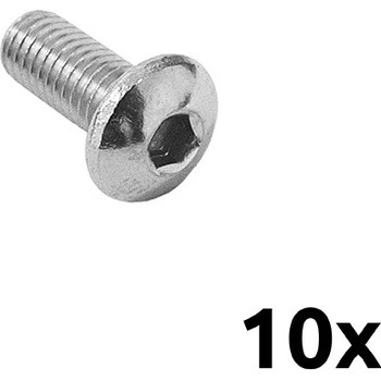 EKOfence Skrutka PH/IMBUS M5x16 DIN7380 A2 nerezová 10ks/bal 11538