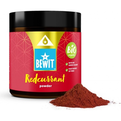 Bewit Červený rybíz lyofilizovaný prášek BIO RAW 130 g – Zboží Mobilmania