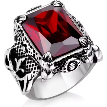 NNM пръстен Viking Jewellery - SS8-058R червен