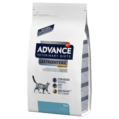 Affinity 2х1, 5кг Gastro Sensitive Advance Veterinary Diets, суха храна за котки