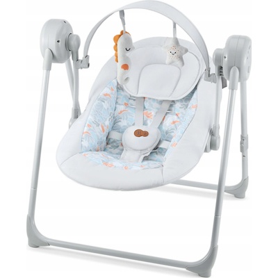 Kinderkraft SWINGEE automatické houpání s hrazdou a hračkami 0-9 kg