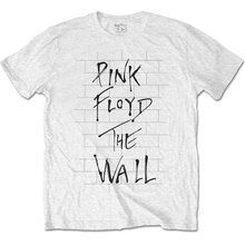 Pink Floyd tričko The Wall & Logo biele