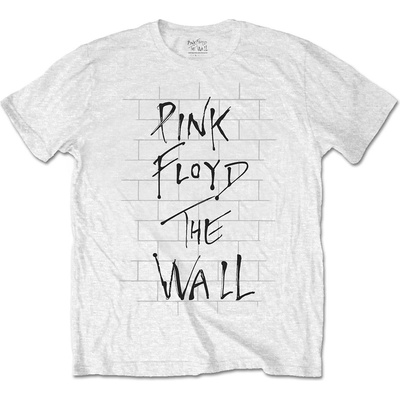 Pink Floyd tričko The Wall & Logo biele