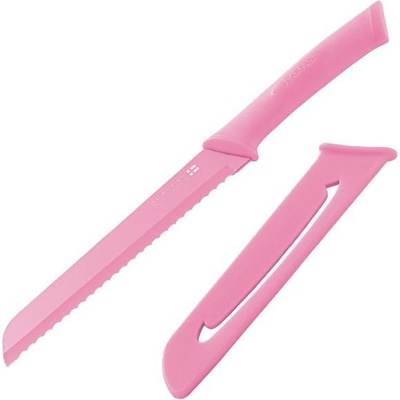 SCANPAN 18 cm nôž na chleba ružový