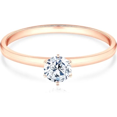 SAVICKI Годежен пръстен savicki: розово злато, диамант