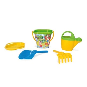 Wader Комплект играчки Wader, Дисни Мечо Пух, комплект кофи за пясък, 5 части, многоцветни (77141) (77141)
