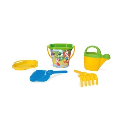Wader Комплект играчки Wader, Дисни Мечо Пух, комплект кофи за пясък, 5 части, многоцветни (77141) (77141)