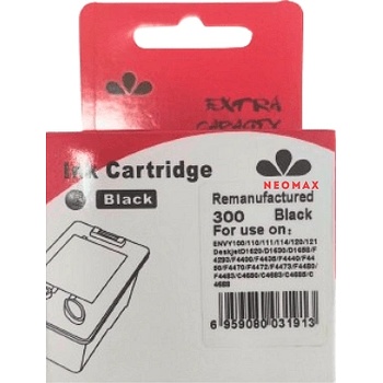 Compatible ГЛАВА ЗА HEWLETT PACKARD Deskjet D2560/D2660/D5560/F2480/F4280/F4580/Photosmart C4680 - CC641EE - Black - /300XL/ - P№ HI-CC641E - NEOMAX (HI-CC641E)