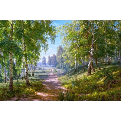 Obraz-Březový les 1 deska 80x50