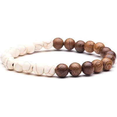 HARAHU Гривна co-28525 - Кафява / Бяла / Шарена kp28525 (co-28525)