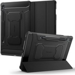Spigen Противоударен Калъф за Samsung Tab S10 Lite/ S9 FE, Spigen Rugged Armor Pro Case, Черен (ACS06857)