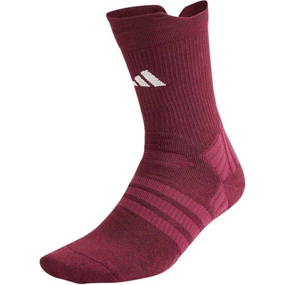 adidas Tennis Crew Socks Cushioned 1 Pair Pack Maroon