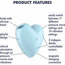 Satisfyer Cutie Heart modrý