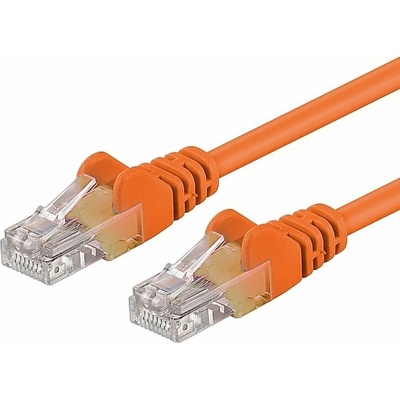 PremiumCord sp6utp100E Patch, UTP, RJ45-RJ45, CAT6, 10m, oranžový